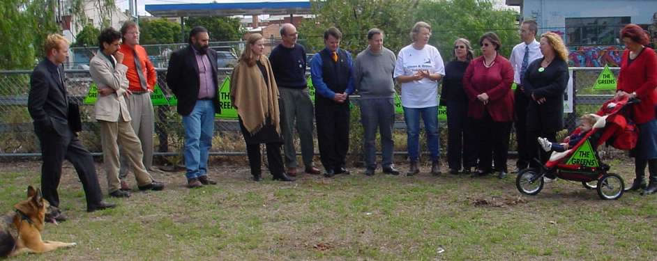 Greens 2003 Local Government Campaign Launch